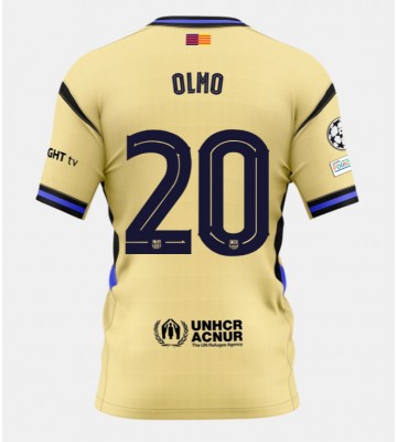 Barcelona Dani Olmo #20 Udebanetrøje 2025-26 Kortærmet